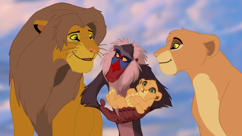 Tojo and Tama with baby Kiburi