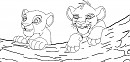 lineart lionceaux