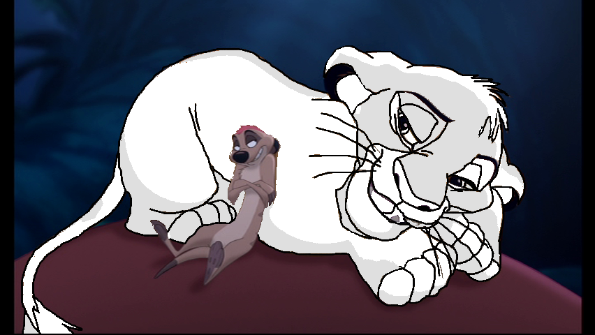 Render Lionceau avec timon. 1