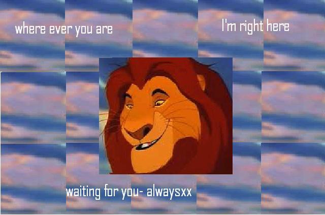 waiting for you