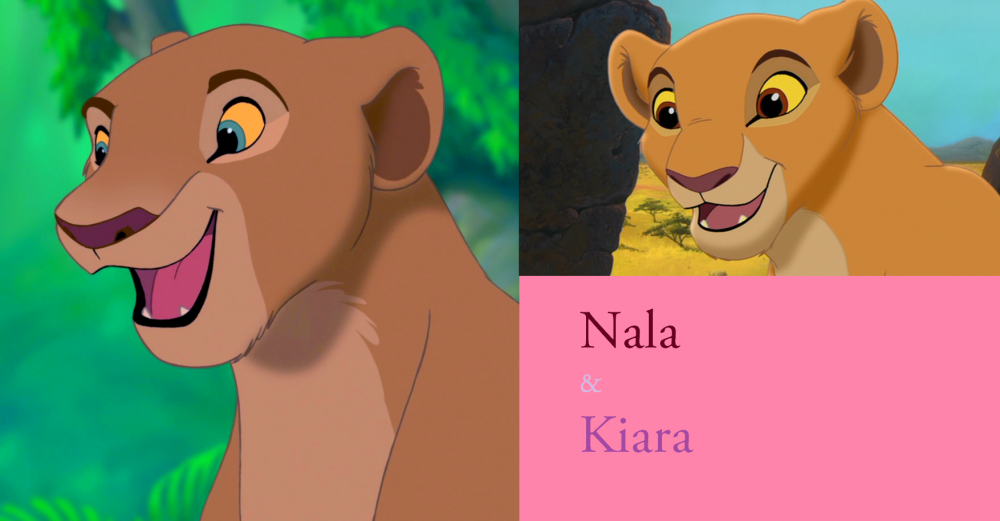 Nala and Kiara wallpaper