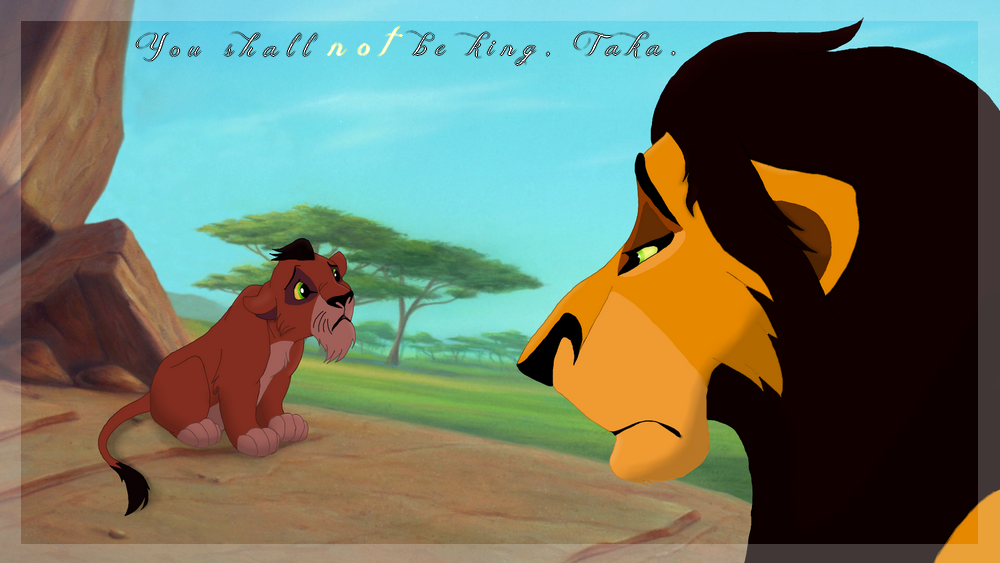 You shall not be king.