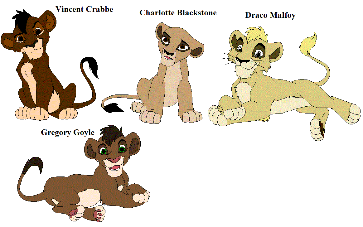The 4 Slytherin cubs