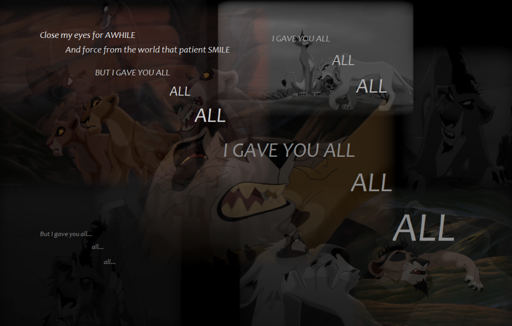 I Gave You All *w/lyrics*
