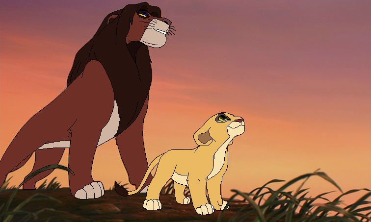 Father and Daughter Moment