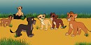 All My Characters Together as Cubs