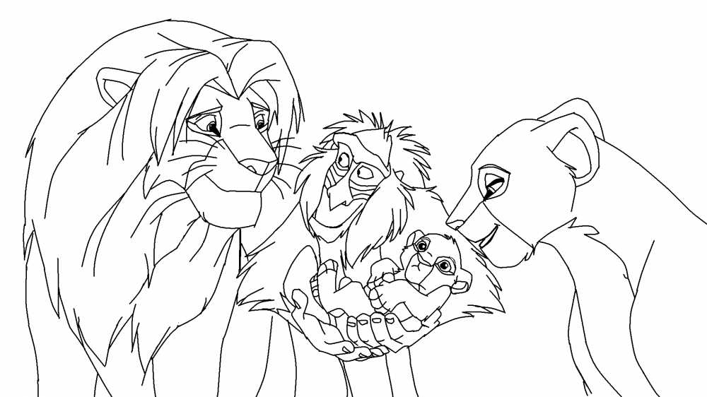 Base 1 #Simba,Nala,Fluffy And Rafiki 