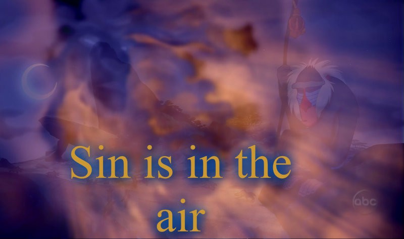 Sin is in the air