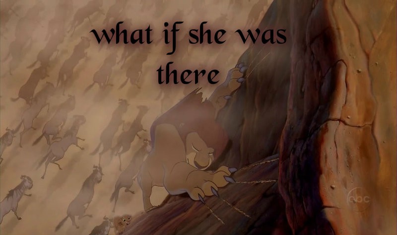 What if...she was there