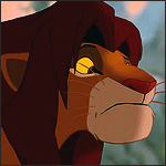 a very intense Simba