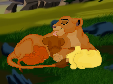 Motherly moment.