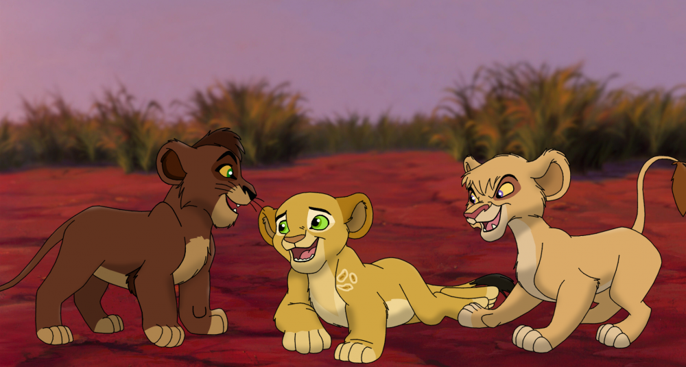 Kovu, Vitani & Athéna (Request by Mikari)
