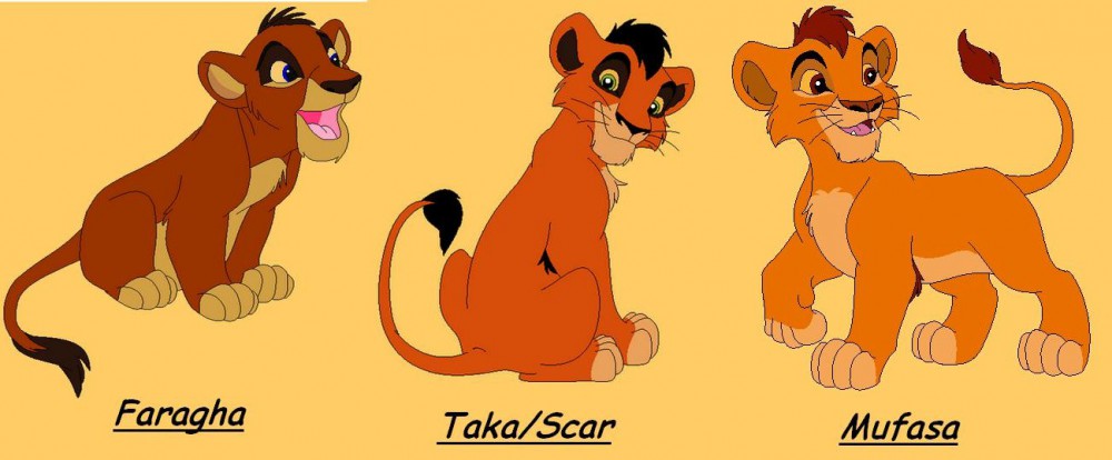 Faragha, Taka & Mufasa Enfant