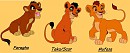 Faragha, Taka & Mufasa Enfant