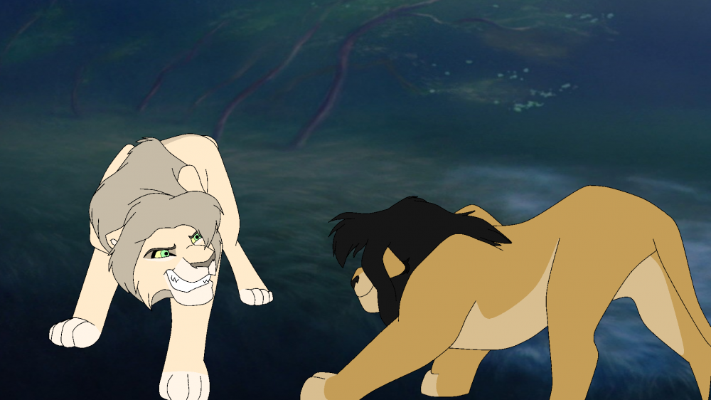 Tabuu and Amiri play-fight