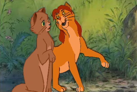 Simba and Nala as kitties