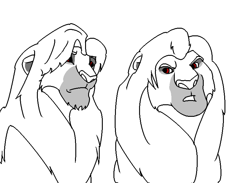 2 lions render