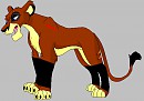 Une lionne prête à tout