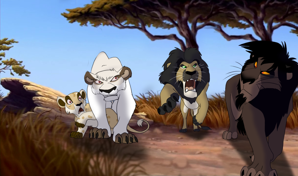Get away from the pride land! 
