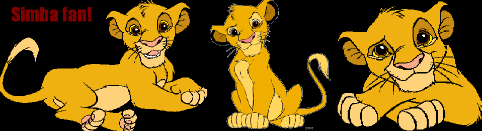 Simba cub signature