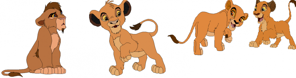 Cub flirting.