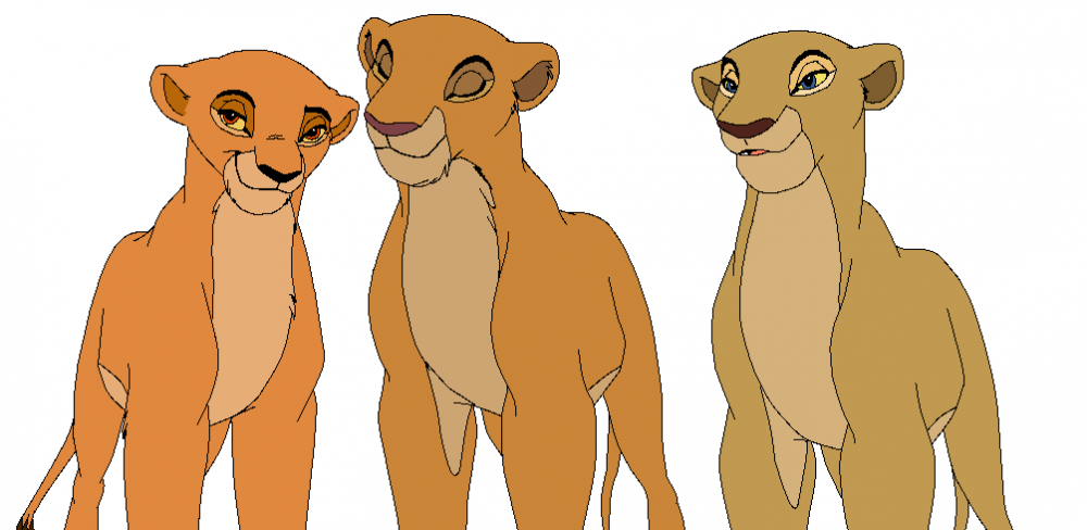Beautiful Lionesses.