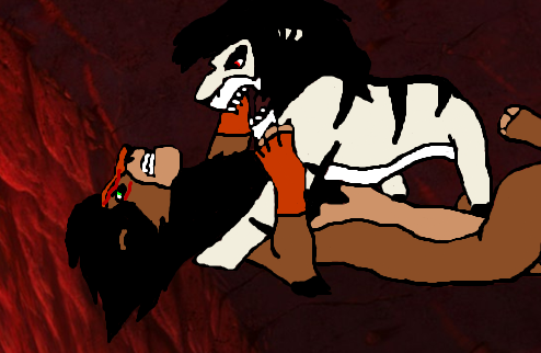 The fight!