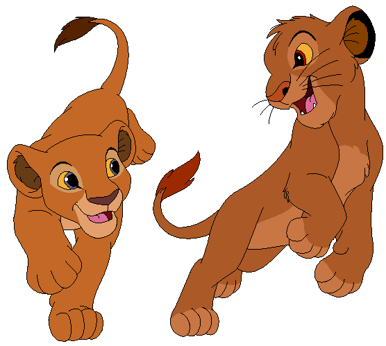 Glameow request -  Kovu X Fluffy fan cubs!