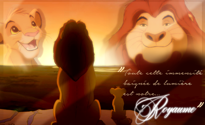La leçon matinale de Mufasa