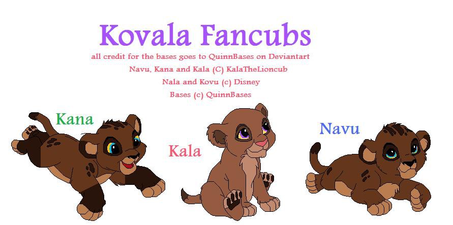 Kovala Fancubs - Meet the triplets