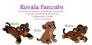 Kovala Fancubs - Meet the triplets