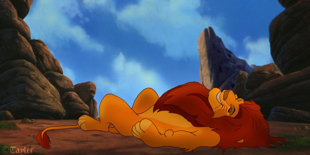 Lézarder au soleil ... Journée repos ! -Mufasa