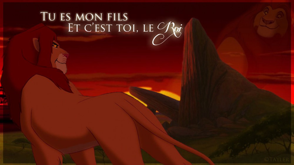 -Tu es mon fils...- Mufasa/Simba