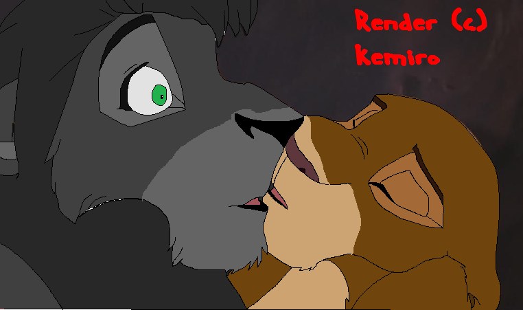fang's and adaze's first kiss
