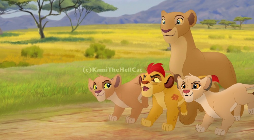 Walking with the royal family