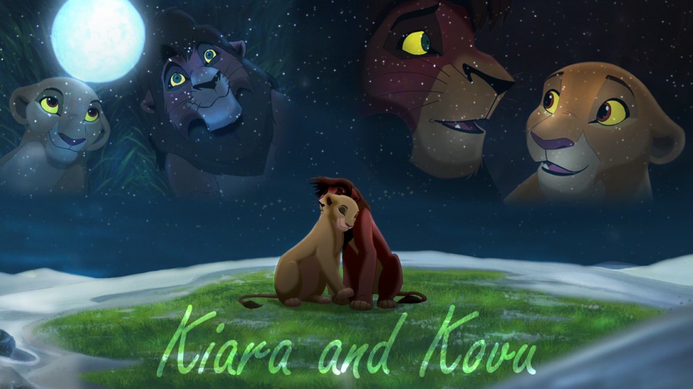 Kiara and Kovu collage