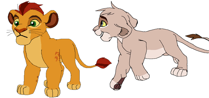 Yumi and Kion cubs