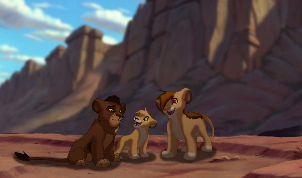In the canyon...where Mufasa died.