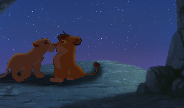 ~Two cubs at the night~