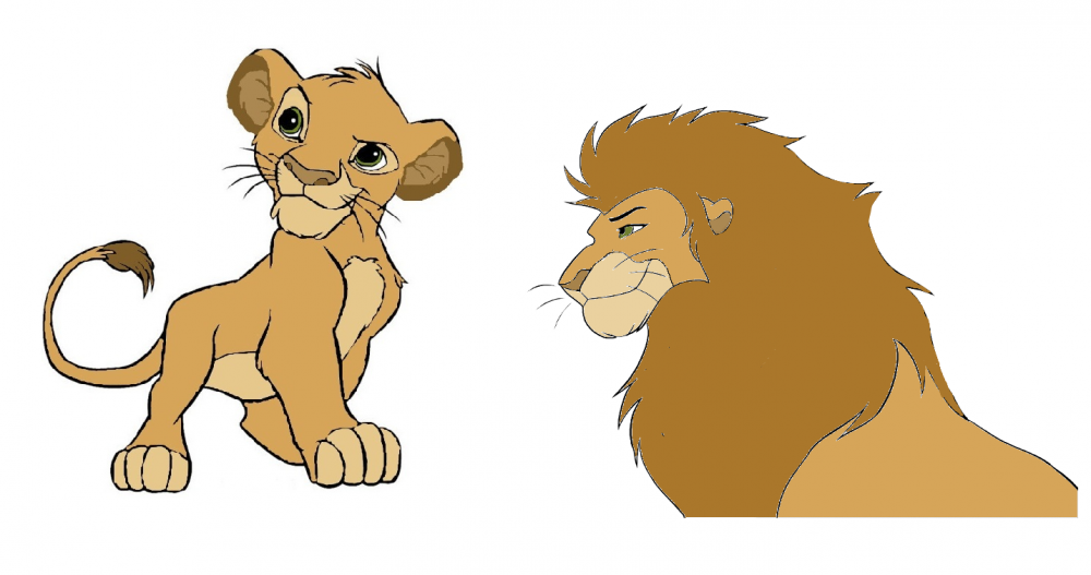 Kawaï adulte et lionceau