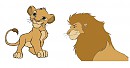 Kawaï adulte et lionceau