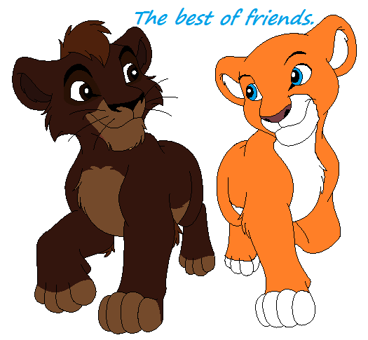 The best of friends.