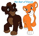 The best of friends.