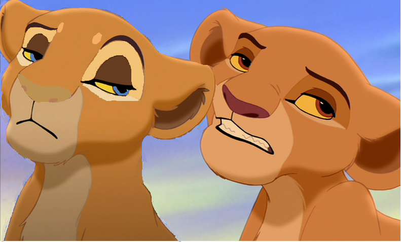 Kiara et Lana qui parlent: