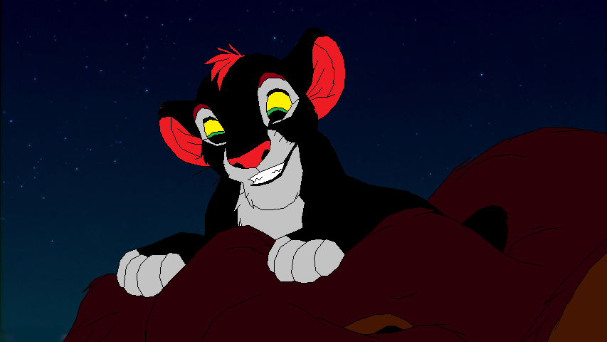 Kovu and Kimba having a little time together