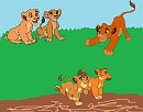 Kids of Simba and Nala