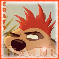 Crazy hair avatar