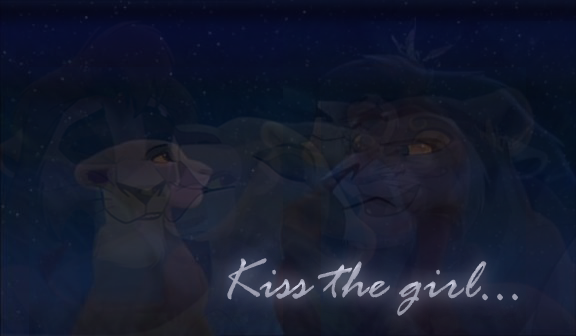 Kiss the girl...