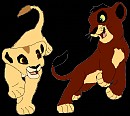 Cub Scar and Zira