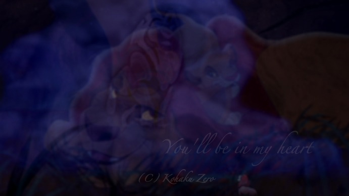 You'll be in my heart.